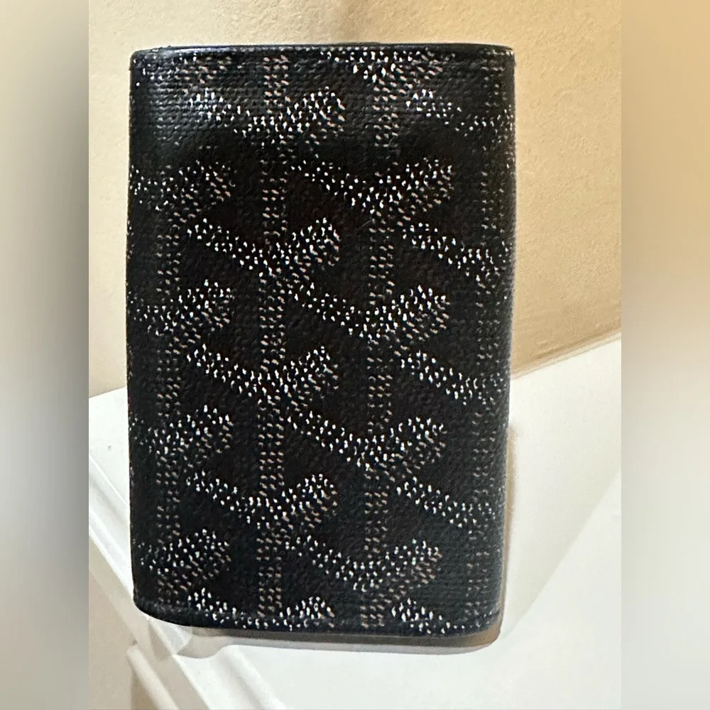 Goyard Key Holder Black Goyardine Saint-Michel Key Ring